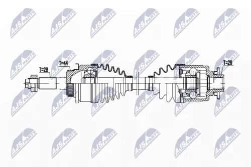 NTY NPW-MZ-092 Drive Shaft