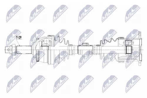 NTY NTY NPW-NS-066 NTY NPW-NS-066 Drive Shaft 