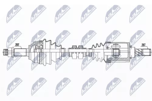 NTY NPW-NS-068 Drive Shaft