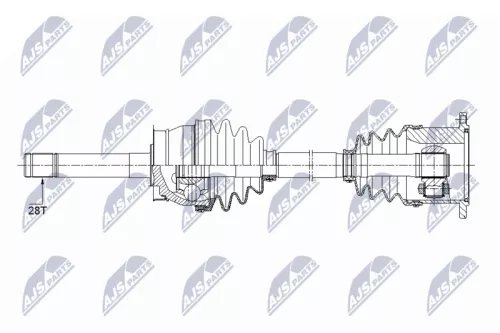 NTY NPW-NS-086 Drive Shaft