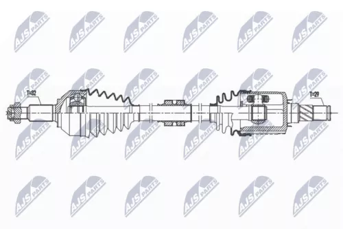 NTY NTY NPW-NS-120 NTY NPW-NS-120 Drive Shaft 