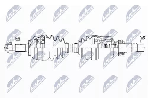 NTY NTY NPW-PE-041 NTY NPW-PE-041 Drive Shaft 