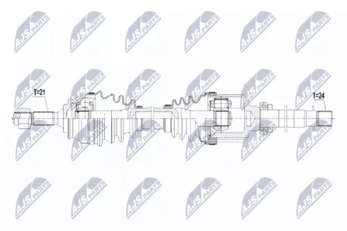 NTY NPW-PE-047 Drive Shaft