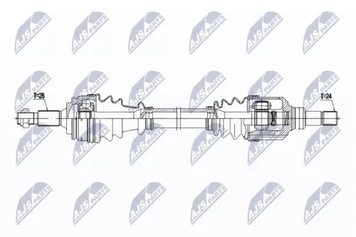 NTY NPW-PE-049 Drive Shaft