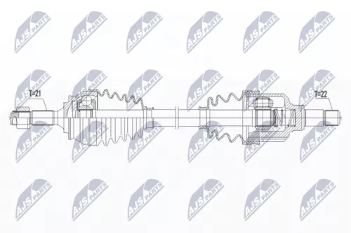 NTY NPW-PE-075 Drive Shaft