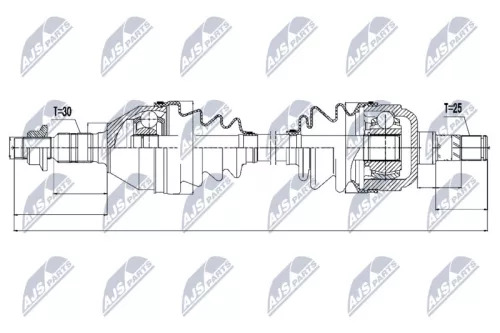 Front Left NTY Drive Shaft