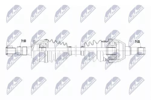 NTY NPW-PL-075 Drive Shaft
