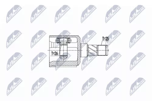 Front Left NTY Cv Joint & Boot Kit