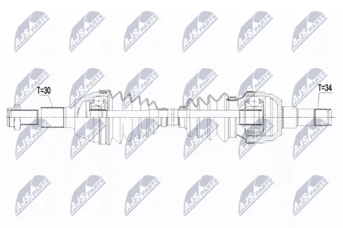 NTY NTY NPW-PL-085 NTY NPW-PL-085 Drive Shaft 