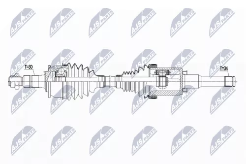Front Left NTY Drive Shaft