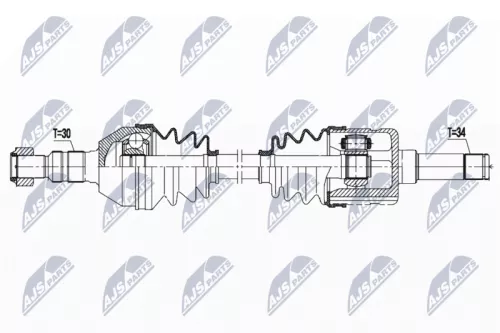 NTY NTY NPW-PL-111 NTY NPW-PL-111 Drive Shaft 