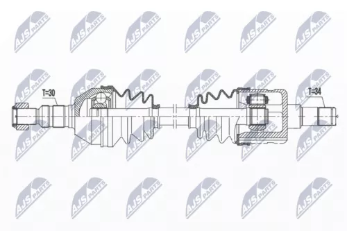 NTY NTY NPW-PL-113 NTY NPW-PL-113 Drive Shaft 