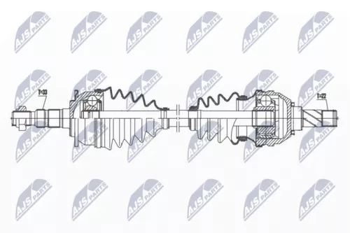 NTY NPW-PL-121 Drive Shaft
