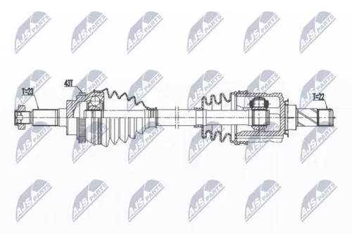NTY NTY NPW-PL-123 NTY NPW-PL-123 Drive Shaft 