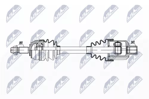 NTY NTY NPW-PL-135 NTY NPW-PL-135 Drive Shaft 