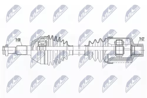 NTY NTY NPW-PL-146 NTY NPW-PL-146 Drive Shaft 