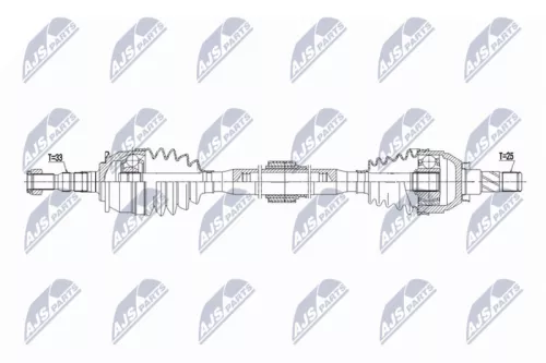 NTY NTY NPW-PL-155 NTY NPW-PL-155 Drive Shaft 
