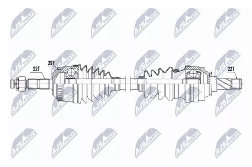 NTY NPW-PL-157 Drive Shaft