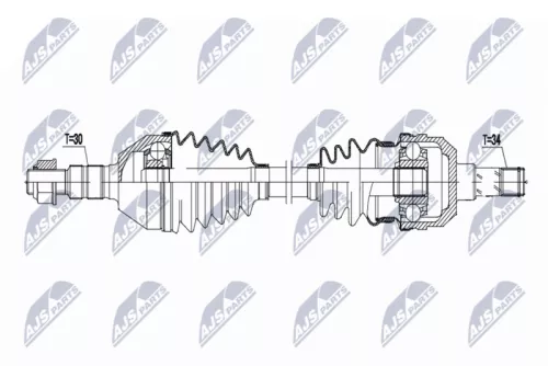 NTY NTY NPW-PL-164 NTY NPW-PL-164 Drive Shaft 