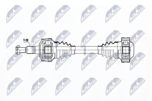 NTY NPW-PS-002 Drive Shaft