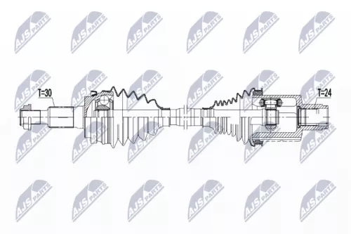 NTY NTY NPW-PS-007 NTY NPW-PS-007 Drive Shaft 