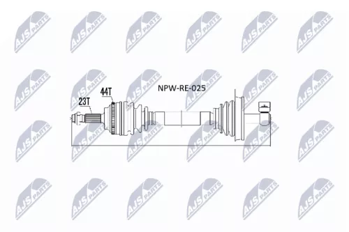 NTY NPW-RE-025 Drive Shaft