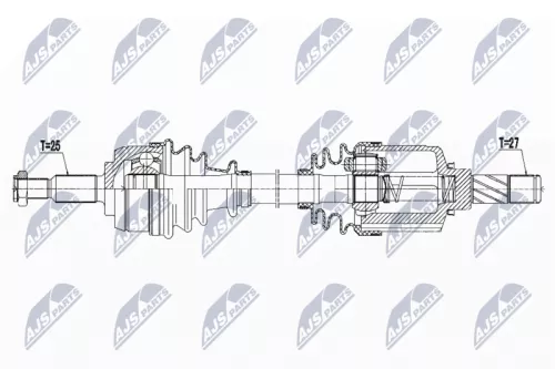 Front Left NTY Drive Shaft