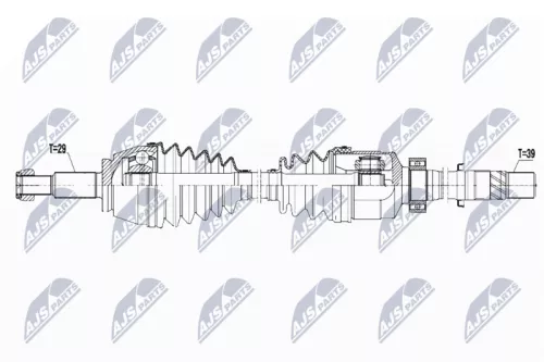 Front Right NTY Drive Shaft