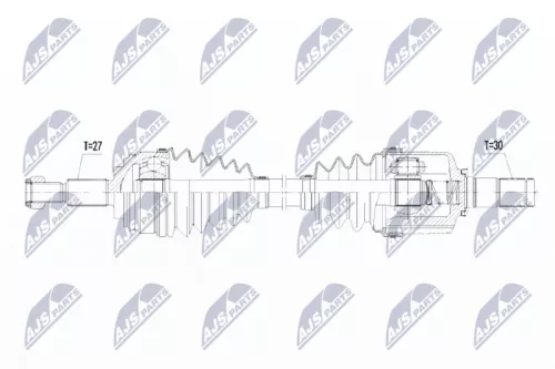 NTY NTY NPW-RE-091 NTY NPW-RE-091 Drive Shaft 
