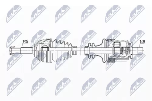 NTY NPW-RE-093 Drive Shaft
