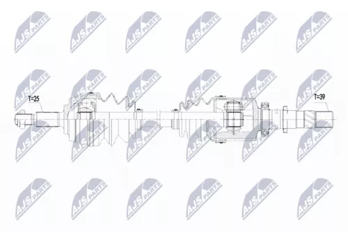 Front Right NTY Drive Shaft