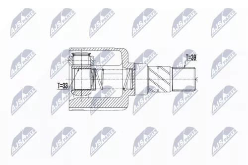Inner NTY Cv Joint & Boot Kit