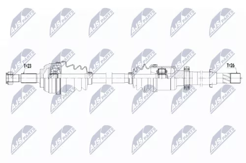 NTY NPW-RE-136 Drive Shaft