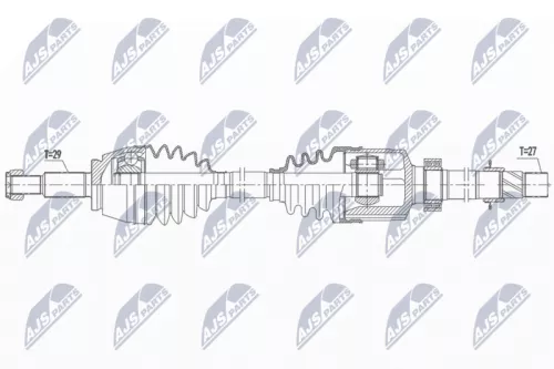 Front Right NTY Drive Shaft