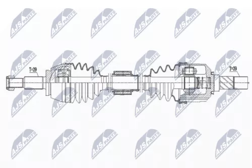 NTY NPW-RE-170 Drive Shaft