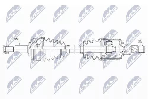 NTY NPW-RE-178 Drive Shaft