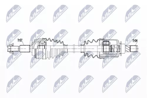 Front Left NTY Drive Shaft