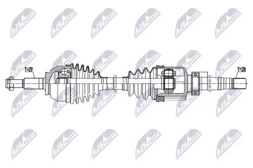 NTY NPW-RE-205 Drive Shaft