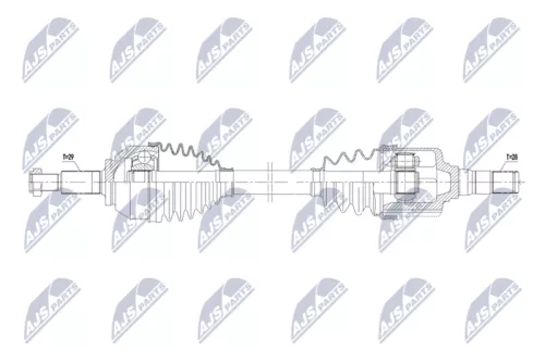 NTY NPW-RE-206 Drive Shaft
