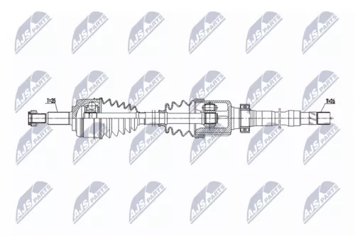 NTY NTY NPW-RE-216 NTY NPW-RE-216 Drive Shaft 