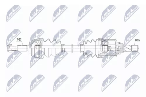 NTY NPW-RE-221 Drive Shaft