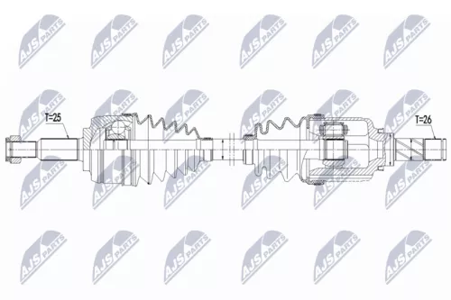NTY NPW-RE-226 Drive Shaft