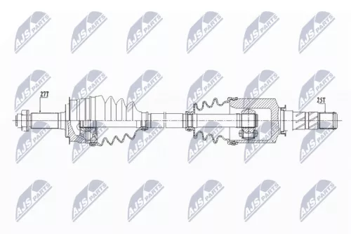 NTY NPW-SB-027 Drive Shaft