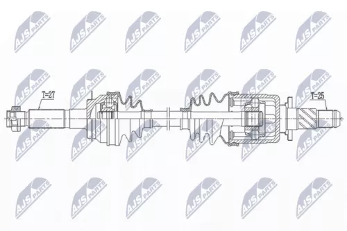 NTY NPW-SB-033 Drive Shaft