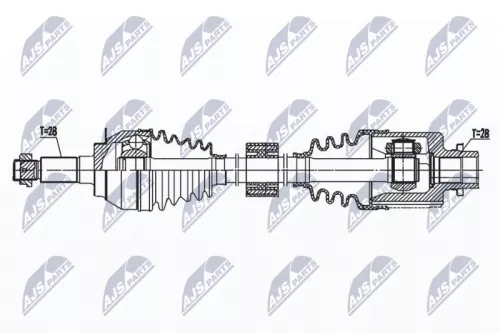 NTY NPW-SU-042 Drive Shaft