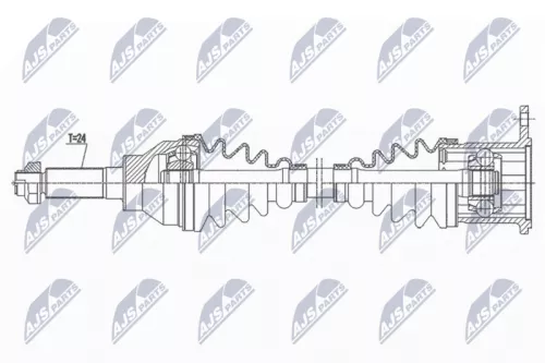 NTY NPW-SU-048 Drive Shaft