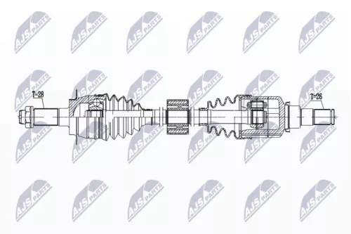 NTY NPW-SU-060 Drive Shaft