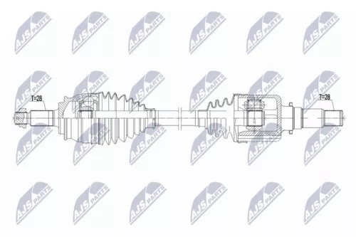 NTY NTY NPW-SU-067 NTY NPW-SU-067 Drive Shaft 
