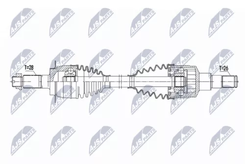 NTY NTY NPW-SU-079 NTY NPW-SU-079 Drive Shaft 