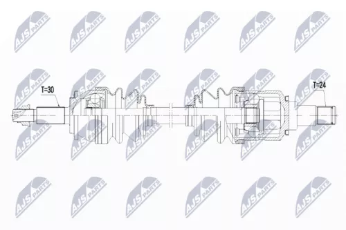 NTY NTY NPW-TY-108 NTY NPW-TY-108 Drive Shaft 